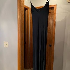 Zara dark green long dress